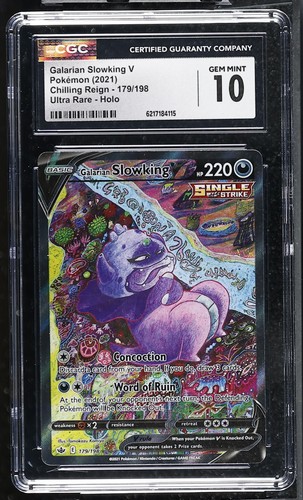 Galarian Slowking V graded CGC 10 for sale on eBay