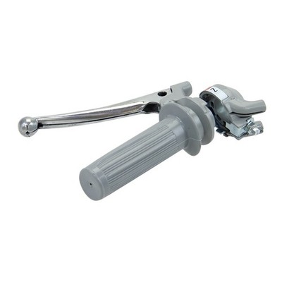 Schaltgriff 2-Gang grau Alu Hebel für Hercules Kreidler universal