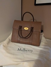 Genuine Mulberry Tan Oak Leather Bayswater Across Body Bag