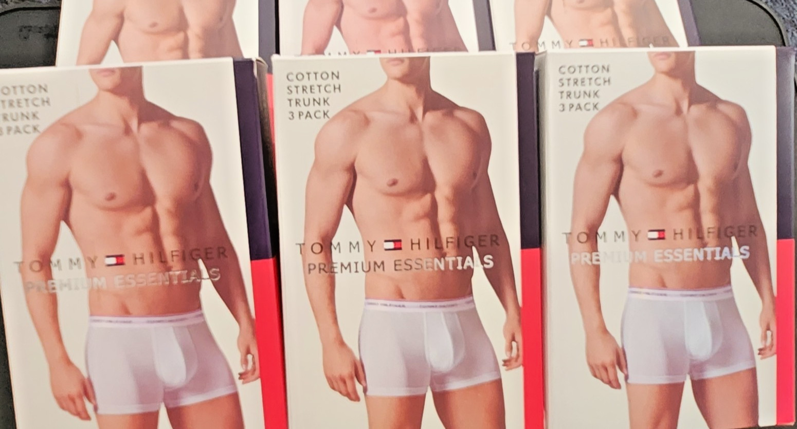 Brand New Tommy Hilfiger Premium Essentials Cotton Stretch Trunks 3 Pack S L X image 6