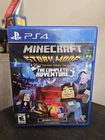 Minecraft Story Mode Complete Adventure PS4 Telltale Games Includes Episodes 1-8