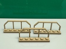 Lego Platte 1x6 mit Waggon Geländer aus Güterzug Set 60198 - 3 Stück