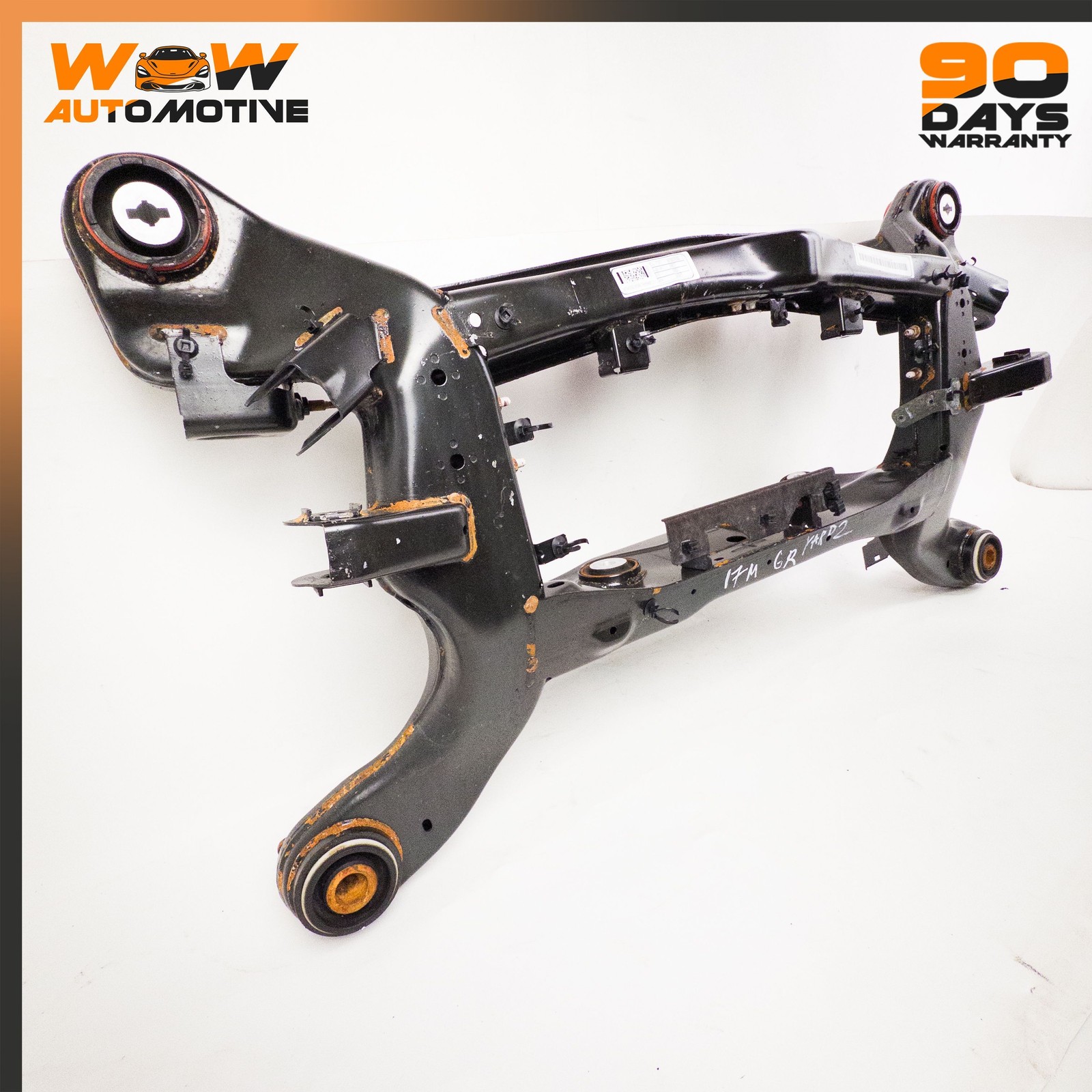 13-19 MASERATI GHIBLI QUATTROPORTE REAR SUBFRAME CROSSMEMBER ASSEMBLY OEM