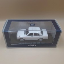 1/43 Datsun Bluebird 1600 SSS 1969 White Norev Diecast Mini Car