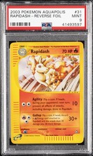 2003 POKEMON AQUAPOLIS #31 RAPIDASH-REVERSE FOIL PSA 9 on eBay