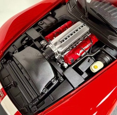 SUPER RARE* Autoart 1/18 2006 Dodge Viper SRT-10 Coupe Red with