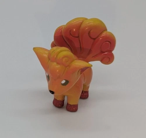 Vintage 1999 Vulpix Pokemon TOMY Figure Authentic Nintendo Toy CR-GF-TX-SP-JK