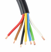 Fahrzeugkabel 7 x 1,5 mm&sup2; Fahrzeugleitung Kabel 7 adrig PKW Anh&auml;nger Beleuchtung