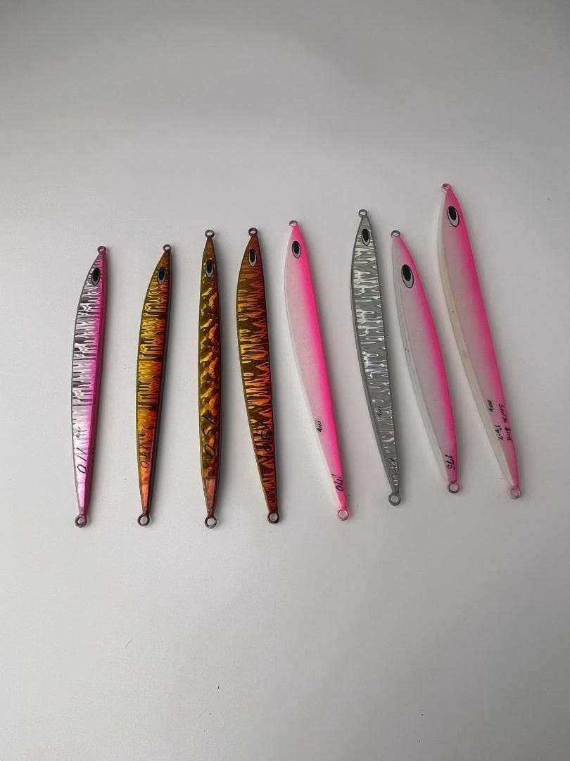 Swin bird metal jig and others, set of 8 - Image 1