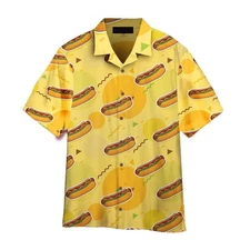 Amazing Hot Dog Barbecue Funny   Hawaiian Shirt