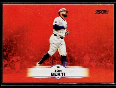 2025 Stadium Club #44 Jon Berti Bronze Foil