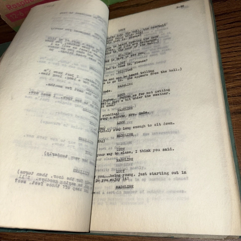 VTG Original Leah Salisbury Play Script: Act of Darkness by Frank Gabrielson - Image 4 of 4