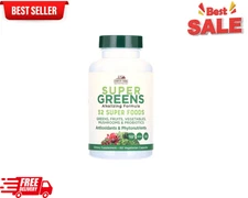 COUNTRY FARMS Super Greens Vegicaps, 32 Super Foods, Whole Food Supplement, G...