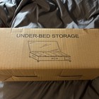 Under Bed Storage with Wheels 2-Pack, Under Bed Storage Containers 66L Clear Lid — photo 1