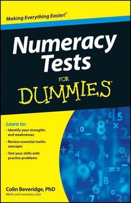 Numeracy Tests For Dummies by Colin Beveridge (English) Paperback Book
