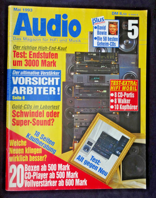 AUDIO 5/93, MB QUART 1600, VISATON EXPERIENCE 13, UHER FAIRPLAY 1000, JBL LX 500