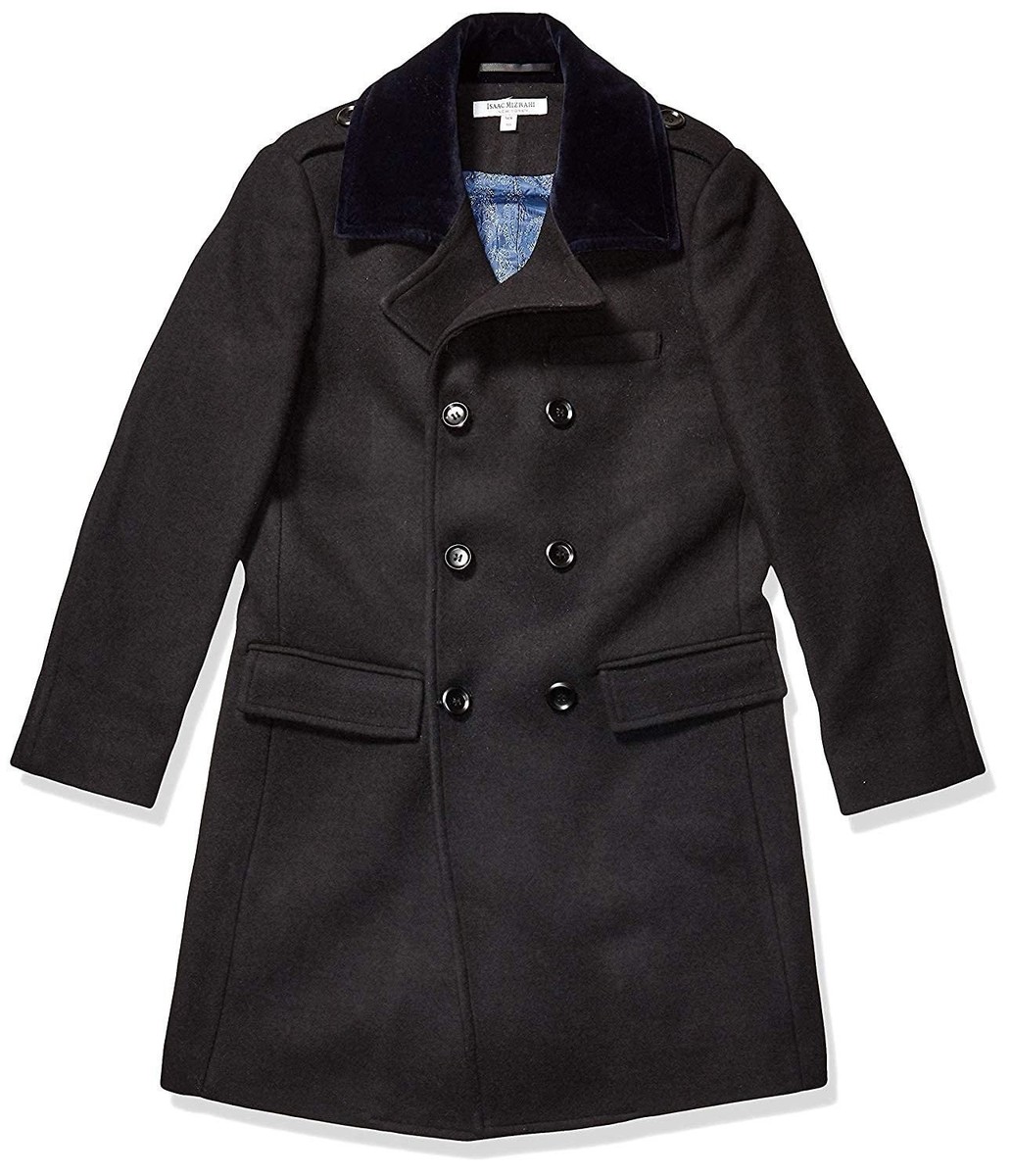 Isaac Mizrahi Boy's Wool Overcoat – Single Breasted Classic Coat