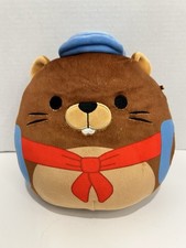 Squishmallow Chip The Beaver Back To School 8" Plush Hat Backpack Kellytoy