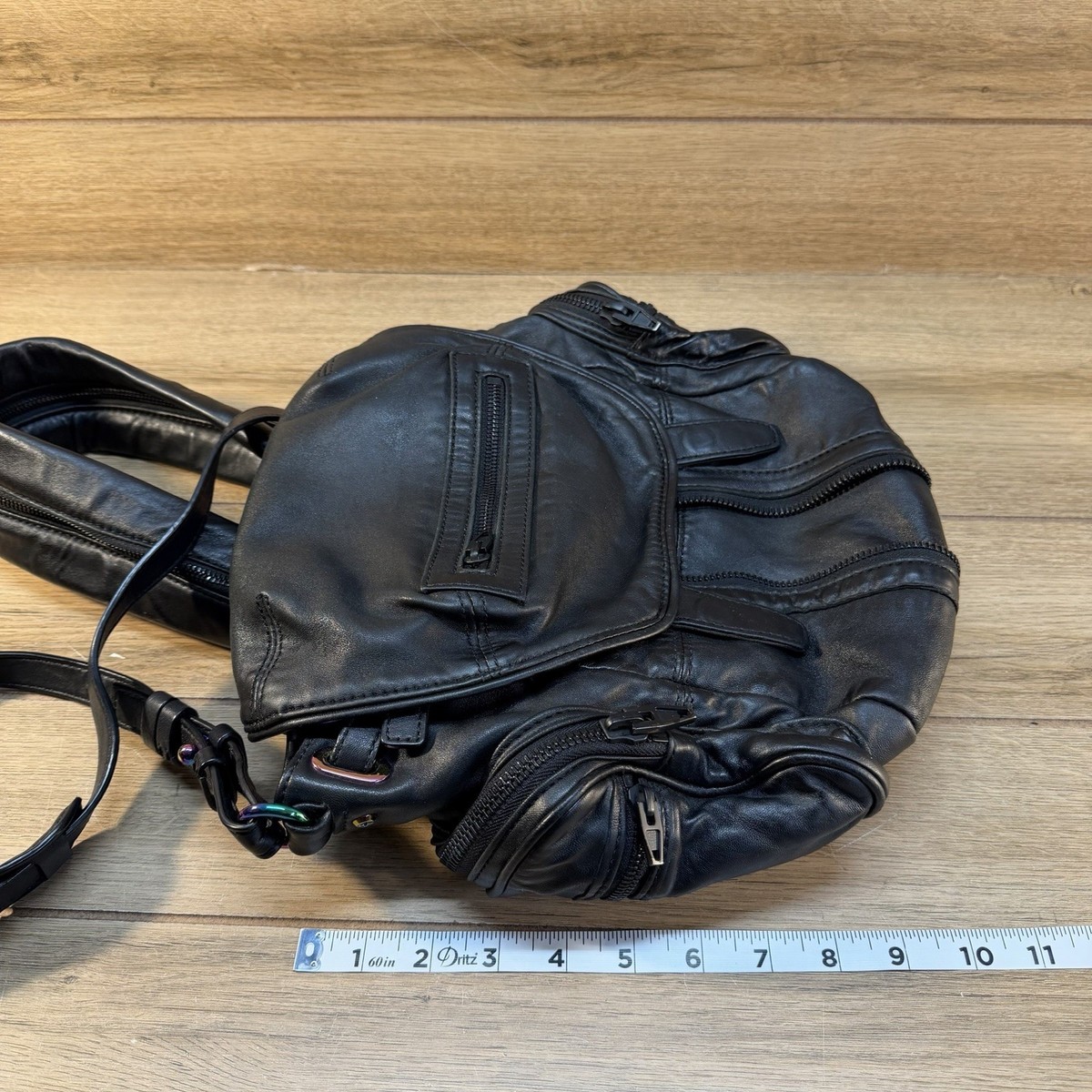 Alexander‎  Wang Lambskin Marti Backpack Shoulder Bag Iridescent Hardware RARE Alexander Wang Lambskin Marti Backpack Shoulder Bag  main image 3