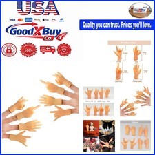 Mini Finger Puppets Set of 8 Kids Adults Novelty Party Favors Easter