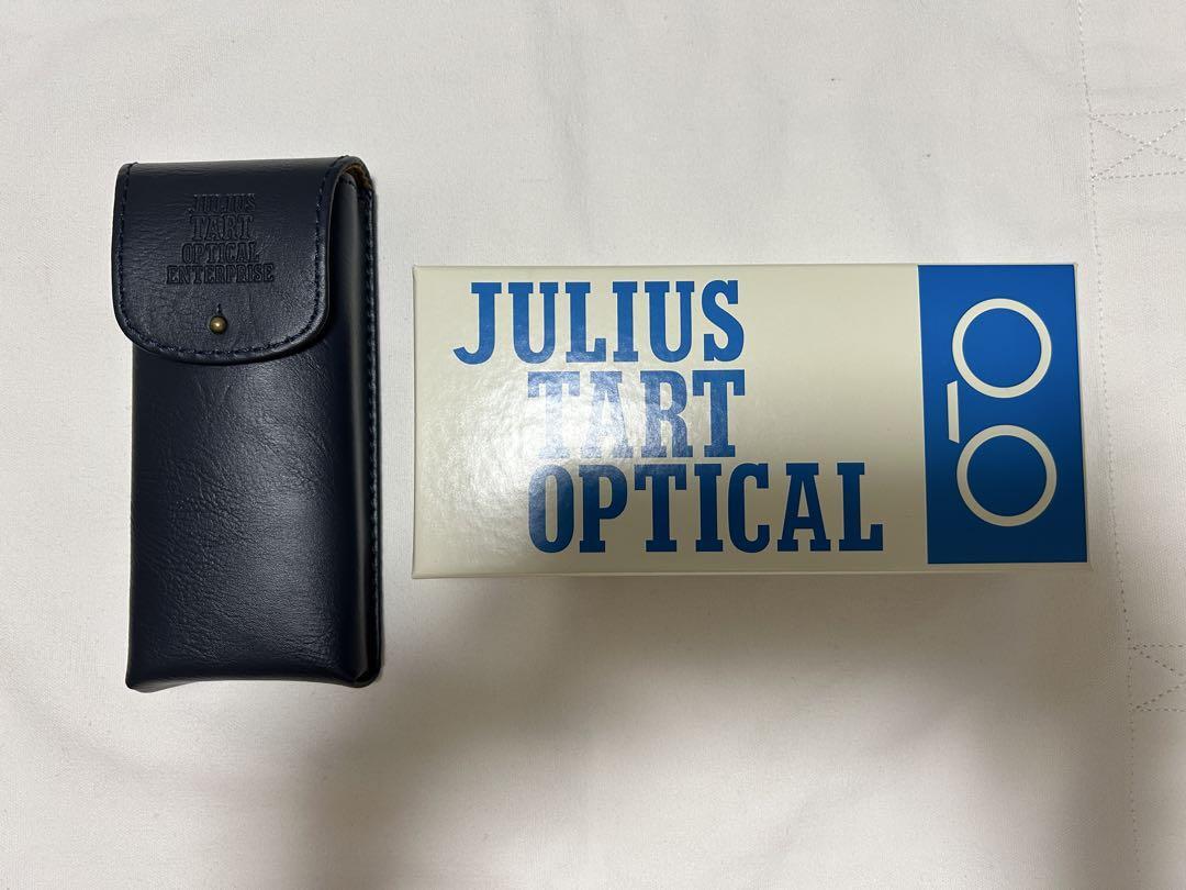 JULIUS TART OPTICAL AR Eyeglasses Black Clear Brow Lens