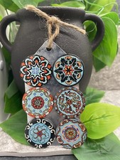 6 PC 1" 25mm Mosaic Refrigerator Classroom Board Magnet Set New Free Ship 8