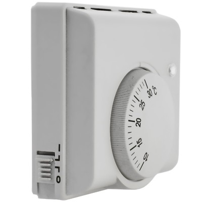 Mi-Heat MST1 Raumthermostat Analog Für Fußbodenheizung – Weiß, 230V, Unterputz, Mit Frostschutz