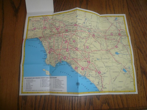 Localizador de distribuidores Isuzu 1986 Los Ángeles y el condado de Orange - vintage - Imagen 3 de 4