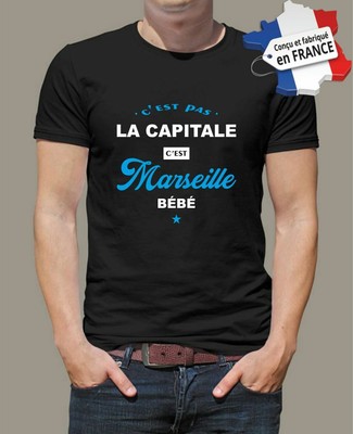 Custom T Shirt Organized C Est Pas La Capitale C Est Marseille Baby P068 Ebay