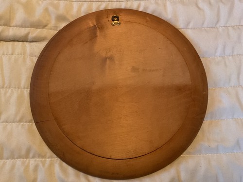 VINTAGE AUSTRIAN 10" HAND PAINTED WOODEN PLATES LOT OF (3) - MARKED ON BACK - Picture 12 of 17
