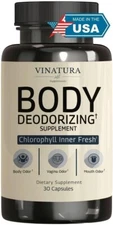 Body Deodorizing Supplement Parsely Chlorophyll for Body Odor 30 SERV EXP 04/27