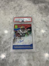 2020 Panini Elite Clyde Edwards-Helaire Rookie Turn of the Century Auto /10 PSA