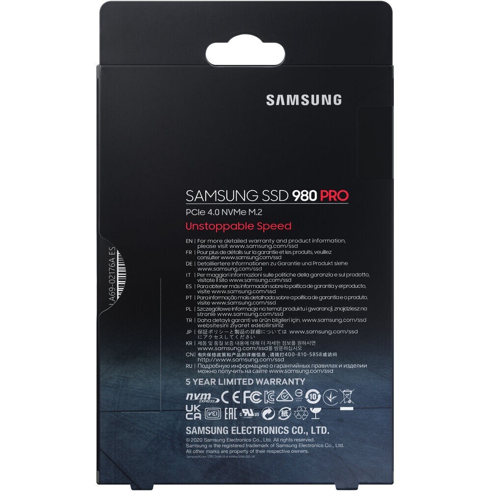 Samsung 980 PRO 1TB M.2 SSD 1TB ② Amazon.com: Samsung 980 PRO 1TB PCIe 4.0 NVME M.2 SSD (MZ-V8P1T0BW