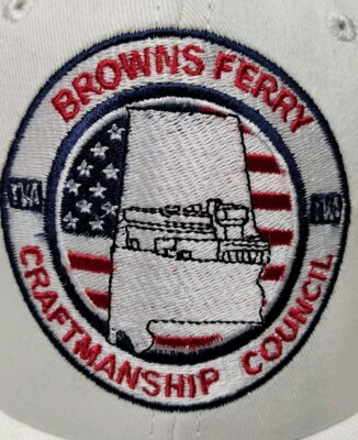 Browns Ferry TVA Craftsmanship Council 4VB Cap / Hay Baseball Trucker Strapback