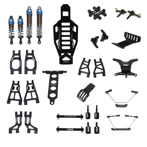 Brazos De Dirección Delanteros De Aluminio Para Tamiya TT02 TT-02 1/10