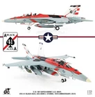 JC Wings 1/72 F/A-18F Super Hornet USN VFA-41 Black Aces JCW-72-F18-015