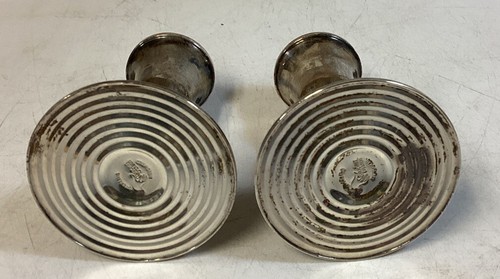 Vintage Uchin Creation Sterling weighted Candlesticks - Picture 8 of 10