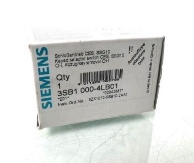 Siemens Schlossantrieb CES, SSG10 | 3SB1 000-4LB01 | E:01 | 3SB1000-4LB01