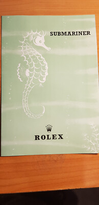 vintage Rolex Submariner 1961 Leaflet english  Ref: RC 313.4.61.6M
