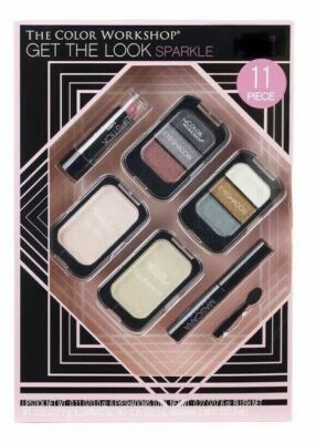 Color Workshop Beauty Collection 11 Piece Makeup gift Set get the look Sparkle