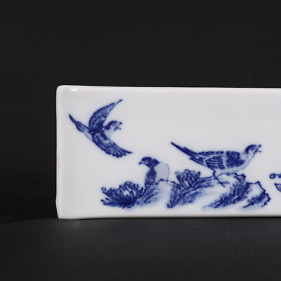 China Porcelain Blue And White Handpainted Flowers And Birds