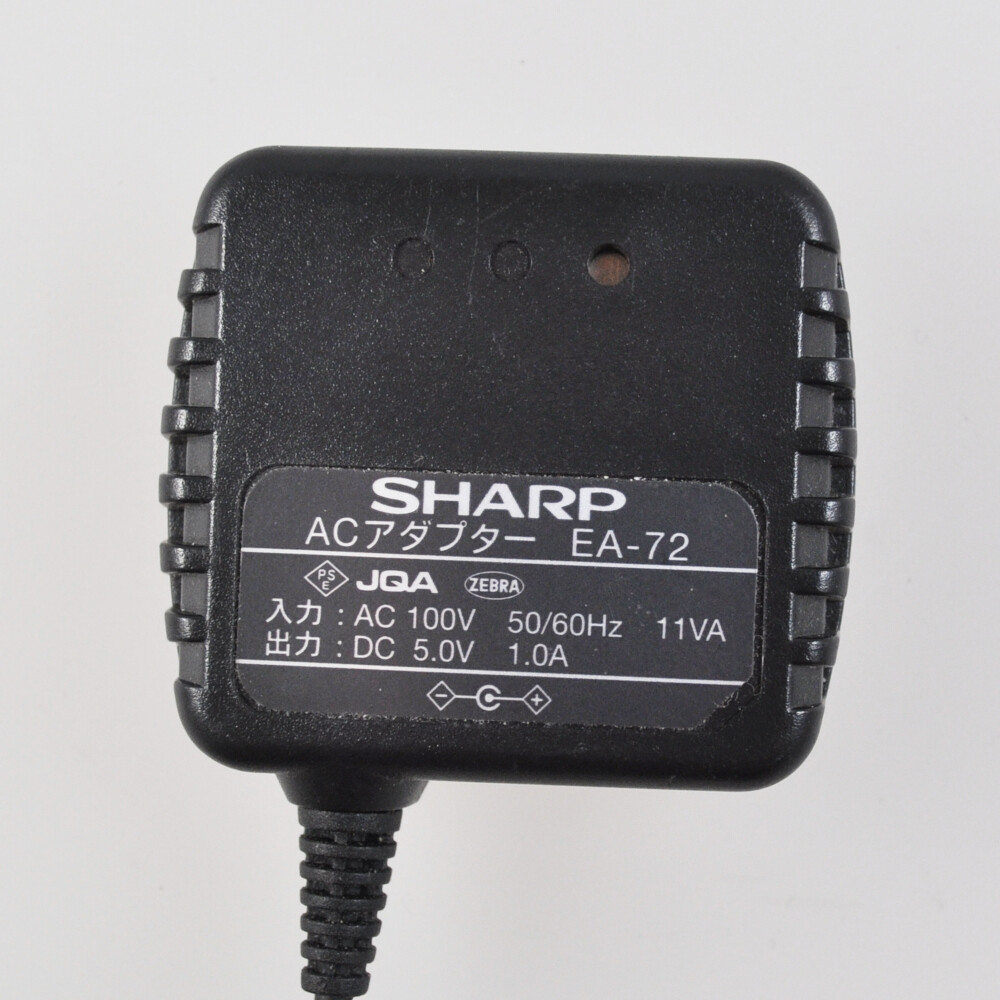 SHARP Zaurus 本体 + ACアダプター SL-C1000 Original Sharp EA-72 AC Adapter for Zaurus SL-C860 / C1000