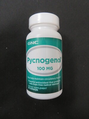 GNC Pycnogenol 100 mg Maintains Circulatory Health 30 Capsules ^3