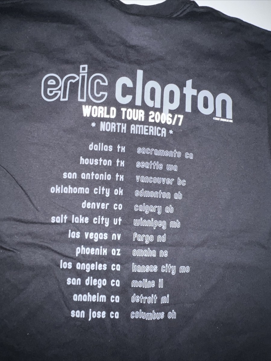 New Men's Official Eric Clapton North America World Tour