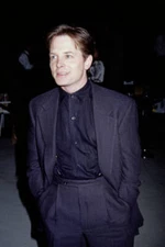 Michael J Fox at the Vanity Fair Oscar Party Beverly Hills Califor- Old Photo