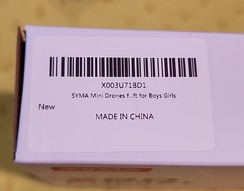 NEW Syma X20 Pocket Drone 4 Channel Remote Control Quadcopter in Blue - Picture 3 of 6