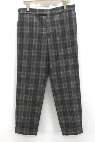 gray plaid BROOKS BROTHERS BLACK FLEECE 