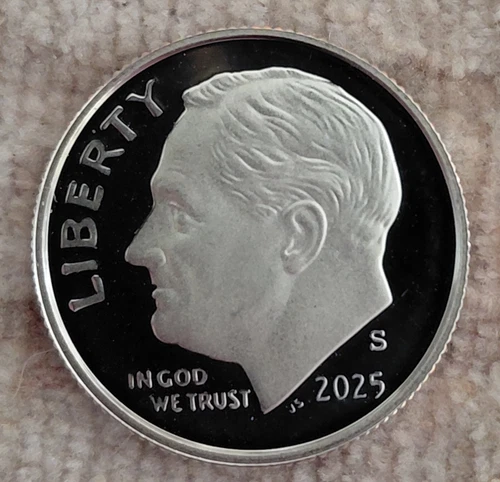 2025-S Roosevelt Dime Proof — photo from another recent sale