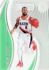 Damian Lillard Astounding Emerald Illusions 2019-2020 Basketball Card #12