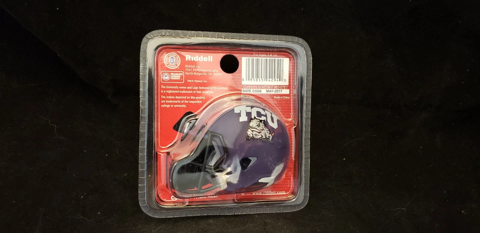 TCU РОГАТЫЕ ЛЯГУШКИ СКОРОСТЬ РАСКЛАДУШКА КАРМАН PRO ШЛЕМ RIDDELL СТИЛЬ - Изображение 2 из 2